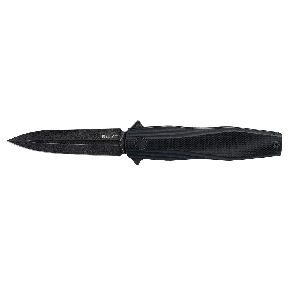 Нож складной туристический Ruike P188-B, (9.1 см) D2 / G10 черный